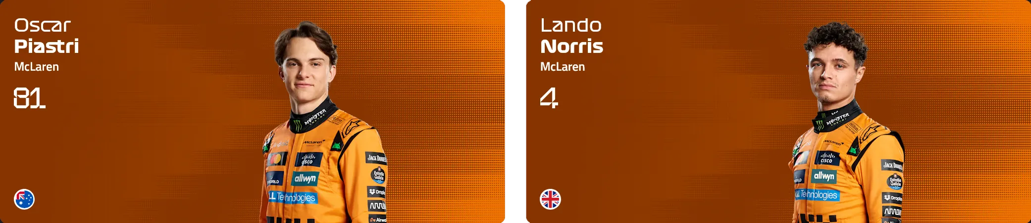 McLaren drivers